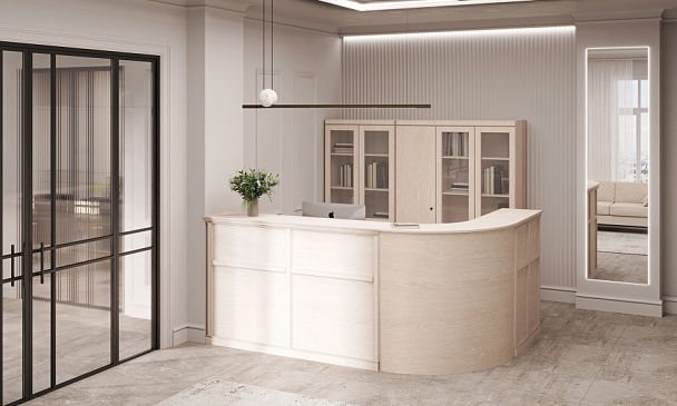 Стойка ресепшн Bern 200x76,8x115 дуб атланта - Вид 4