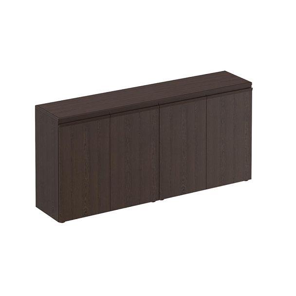 Шкаф для документов низкий закрытый Mark-II МК 306-2 дуб валенсия - Вид 1