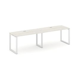 Стайл Проджект Рабочая станция 1 сторон. SN-6O.ORS-001 Дуб Наварра/Металл Белый 1960*600*750 - Фото предпросмотра