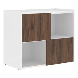 Тумба сервисная ELC 9045 Дуб Денвер темный/Белый 904х450х750 EDIS - Фото предпросмотра