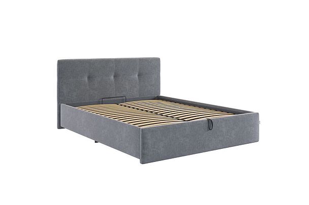 Кровать с подъемным механизмом Веста 160х200 см ZP.KM1.6-21.2171 графит (велюр) - Вид 3