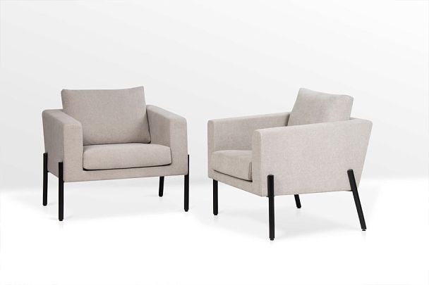 Кресло Kruz 89x78x83 чёрный - Вид 3