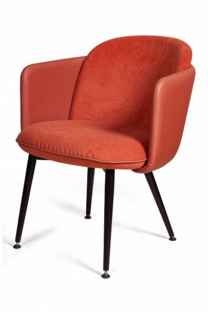 Стул с подлокотниками Phoenix (Феникс), ткань комбинированная с экокожей - Вид 7