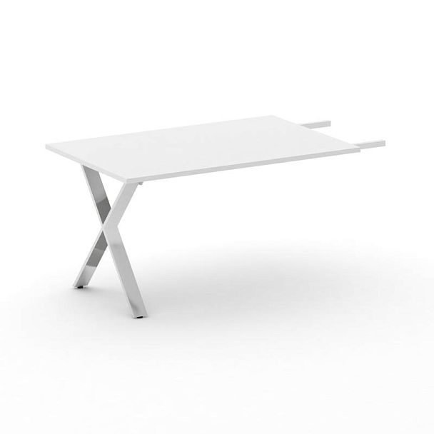 Cross Брифинг-приставка CRF.BR-3 Белый F/Нерж. Сталь 1400*900*750 - Вид 1