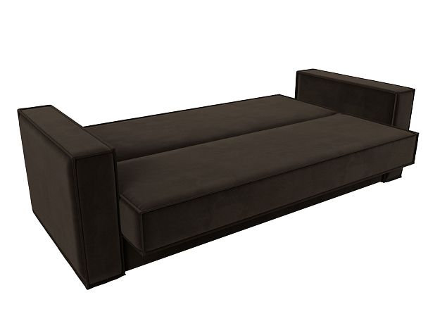 Диван-книжка Куба Микровельвет коричневый - Вид 7