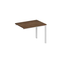 Секция стола рабочей станции на металлокаркасе КФ Комфорт КФ К.Б1 1130-1 ОФ французский орех / белый - Фото предпросмотра