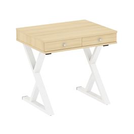 Home Office Стол письменный VR.SP-1-79.M Акация/Белый металл 794*600*750 - Фото предпросмотра