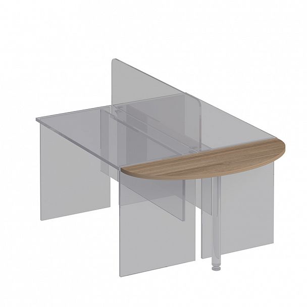 Приставка к столу "Комфорт" К 209 дуб шамони темный - Вид 1