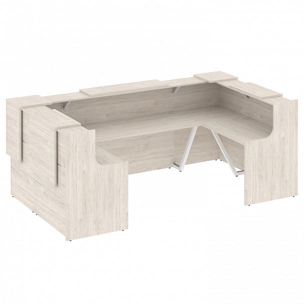 Ресепшн П-образный "Onix" O.R-K-36 денвер светлый - Вид 1