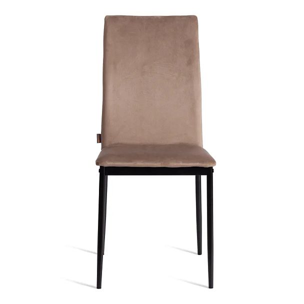 Стул Капри/Capri (мод.BC565-DC)/2 шт. в упаковке, металл, флок, Beige (бежевый) HLR8 / черный - Вид 5
