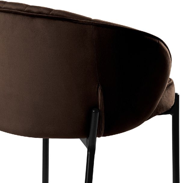 Комплект полубарных стульев Миэль коричневый/черный, 3 шт. - Вид 8