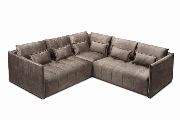 Мягкий угол "Чилетти" Long коричневый - Вид 1