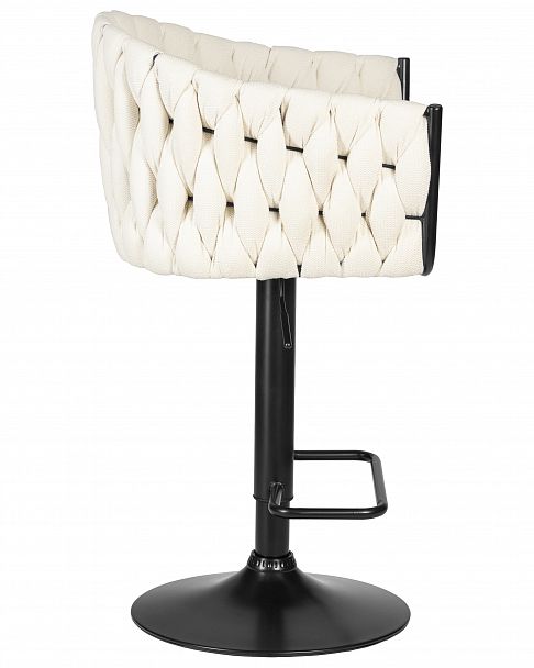 Стул барный DOBRIN LEON (кремовая ткань (LAR 275-33)) - Вид 3