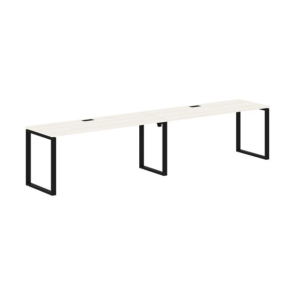 Стол 2-х местный EQWST 3567 Ясень Траун/Черный 3526х670х750 EDIS - Вид 1