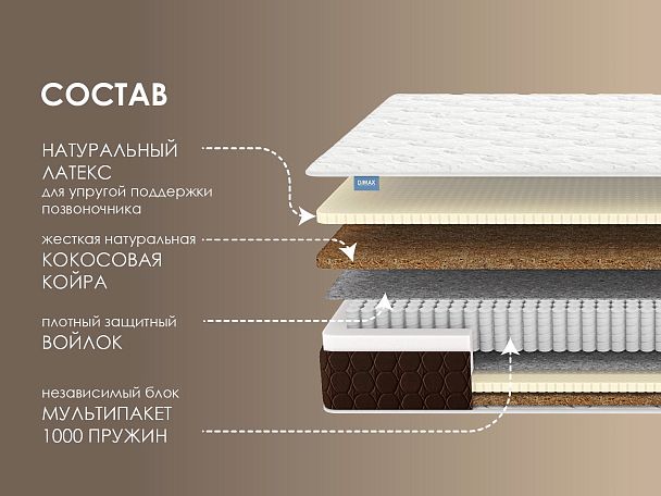 Матрас Димакс Мега Ультимэйт 120х190 - Вид 2