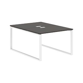 Стол 2-х местный EQWST 1116 Мокко/Белый 1160х1606х750 EDIS - Фото предпросмотра