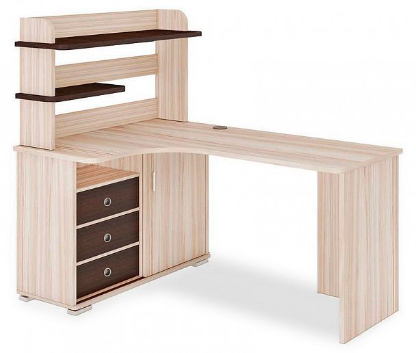Стол компьютерный Домино СР-165 Венге/Карамель левый - Вид 1