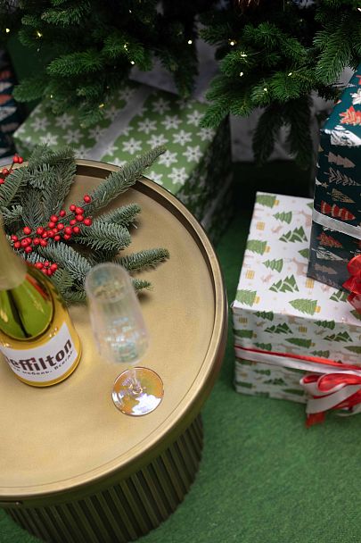 Столик журнальный Sheffilton SHT-CT94 патина золотая - Вид 7