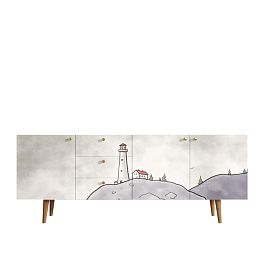 Комод Berber удлиненный арт BB11/Print_51 - Фото предпросмотра