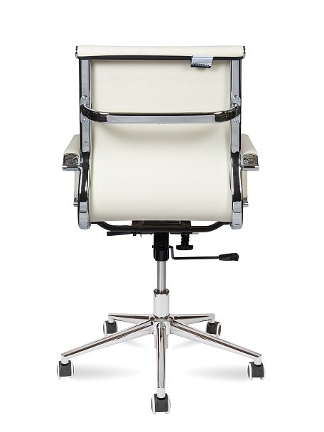 Кресло Техно LB / хром / слоновая кость экокожа - Вид 5