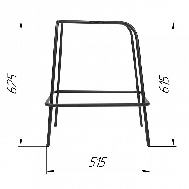 Ножки металлические Паук барный - Вид 3