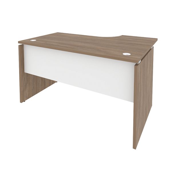 Onix Стол эргономичный левый O.SA-2 (L) Дуб аризона/Белый бриллиант 1380*980*750 (720/460) - Вид 1