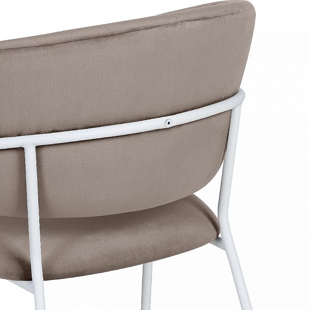 Комплект кухонных стульев Даксон мокко велюр/белый, 3 шт. - Вид 10