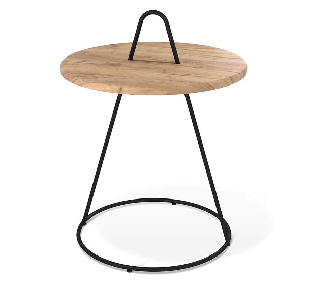 Столик журнальный Sheffilton SHT-CT36 дуб тортуга/черный муар - Вид 2