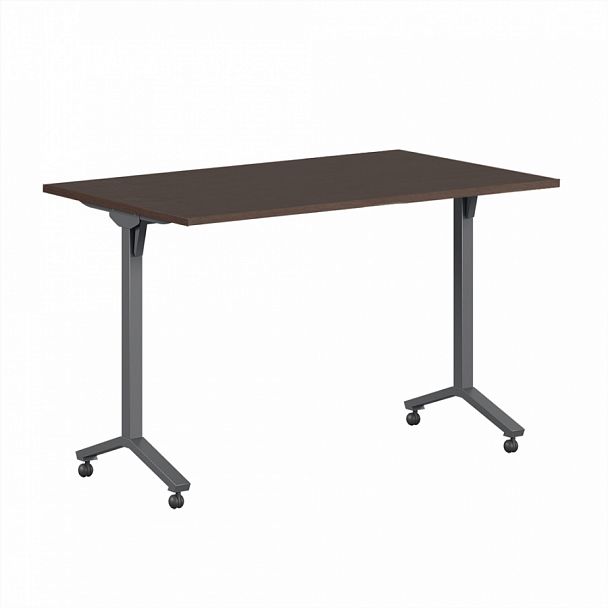 Стол мобильный складной Trend Metal 140x72x75 тёмный дуб - Вид 1