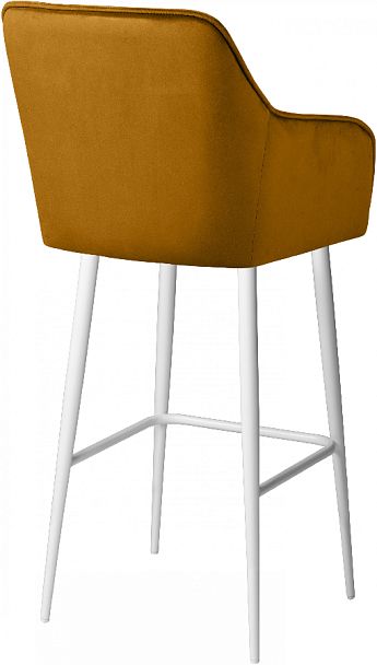 Барное поворотное кресло Мони К, Confetti chai tea/белый - Вид 5