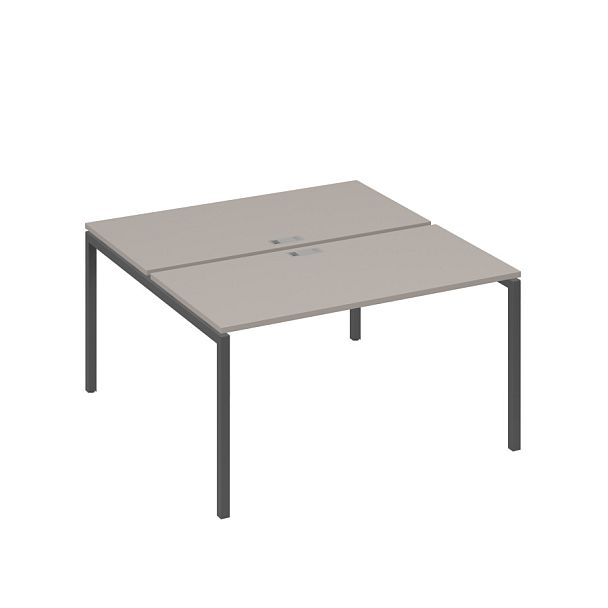 Рабочая станция опоры DUE 2х140 A4 А4 С2 174 БП мокко премиум / металлокаркас антрацит - Вид 1