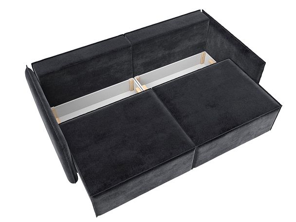 Диван прямой Либерти Велюр серый - Вид 8