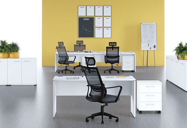 Кресло CHAIRMAN 545, ткань/сетка, черный - Вид 8