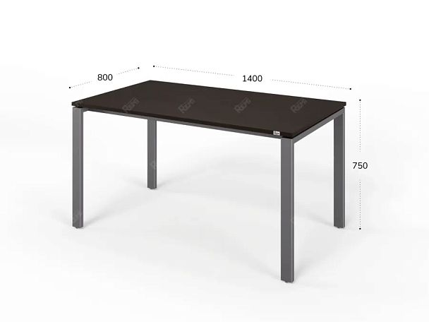 ЛАЙТ / LIGHT RLG015-14x8 Прямоугольный стол 140x80x75 Венге - Вид 2