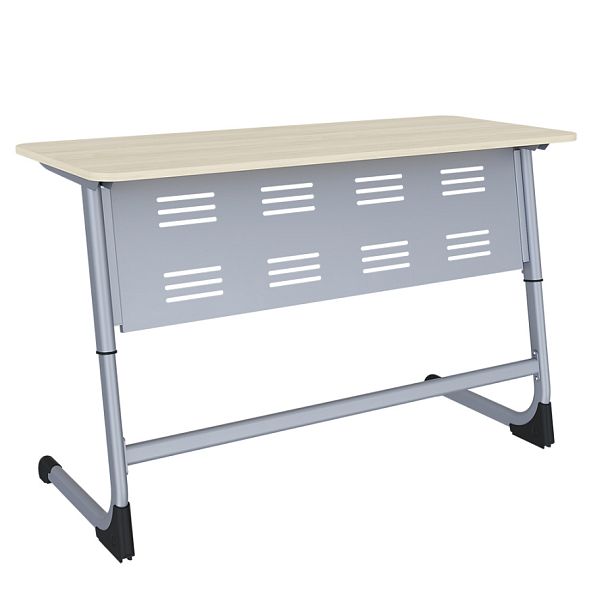 Парта Smart на плоскоовале 2М (столеш. ЛДСП ЗУ, экран ПЭ), гр.4-6 - Вид 1