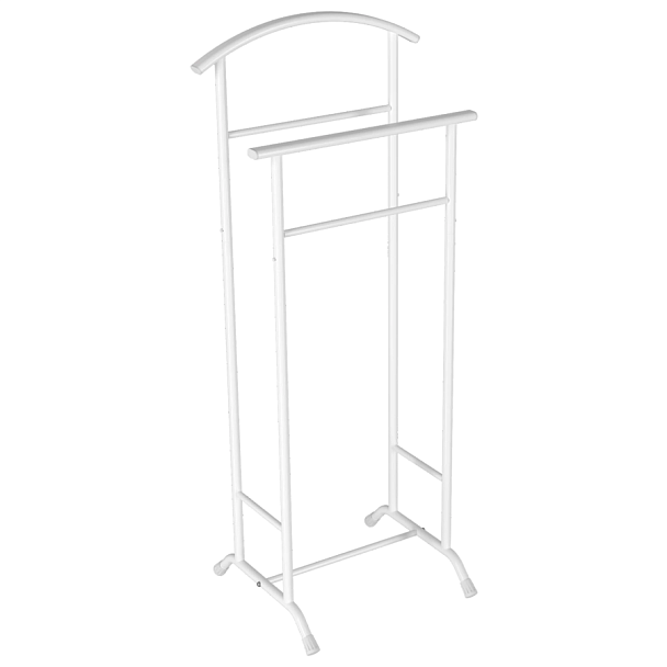 Вешалка-стойка костюмная "Стиль-3", 1080х470х350 мм, металл, белая, ВНП 300 Б - Вид 2