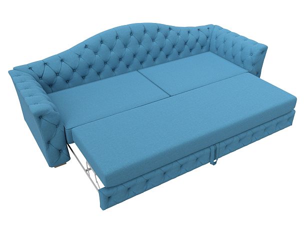 Диван прямой Артис Рогожка голубой - Вид 7