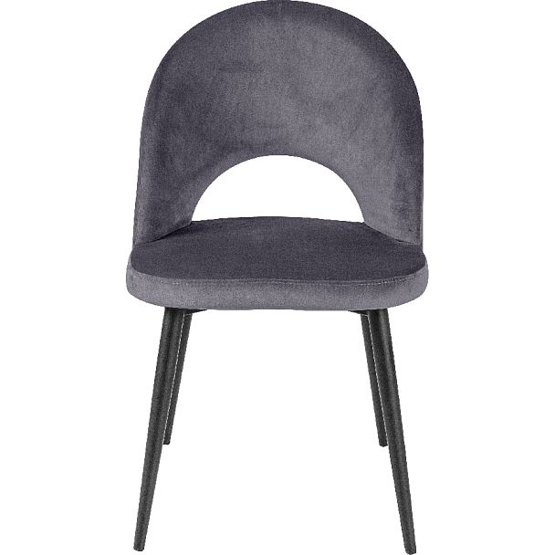 Комплект кухонных стульев Рэди серый велюр/черный, 3 шт. - Вид 2