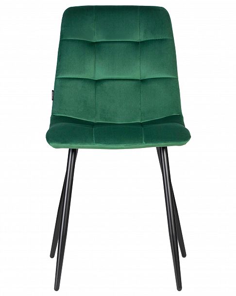 Стул обеденный DOBRIN CHILLY (Темно-зеленый Holland 30, основание черное) - Вид 6
