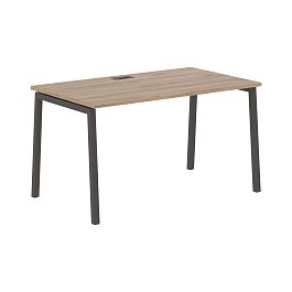 Стол прямой ELST 1380 Дуб Денвер светлый/Мокко 1360х800х750 EDIS - Фото предпросмотра