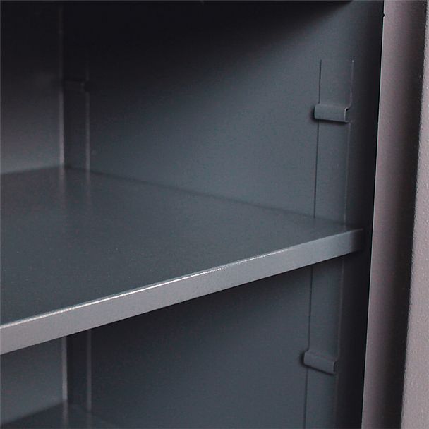 Сейф BRABIX "КМ-900Т", 900х470х400 мм, 51 кг, ключевой замок + 2 полки, трейзер, крепление к стене, 291168 - Вид 7