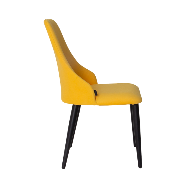 Стул Аэр, велюр Velutto 40, металл 40*20 RAL 9005 - Вид 4