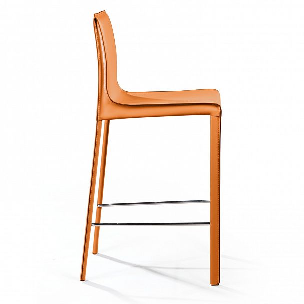 Стул полубарный Barrie, кожа camel - Вид 2