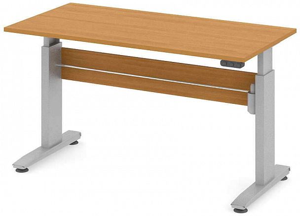 Стол офисный рабочий "Трансформер" ПК-ТРС-СТ160Х80/ЭРД-В1-24 ольха - Вид 1