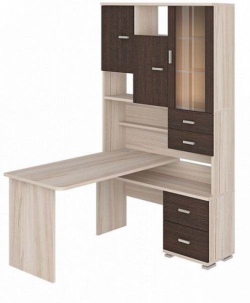 Стол компьютерный Домино СР-620/140 Венге/Карамель правый - Вид 2