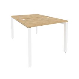 Onix Рабочая станция на П-образном м/к O.MP-D.RS-2.1.7 Тиквуд светлый/Белый металл 980*1475*750 - Фото предпросмотра