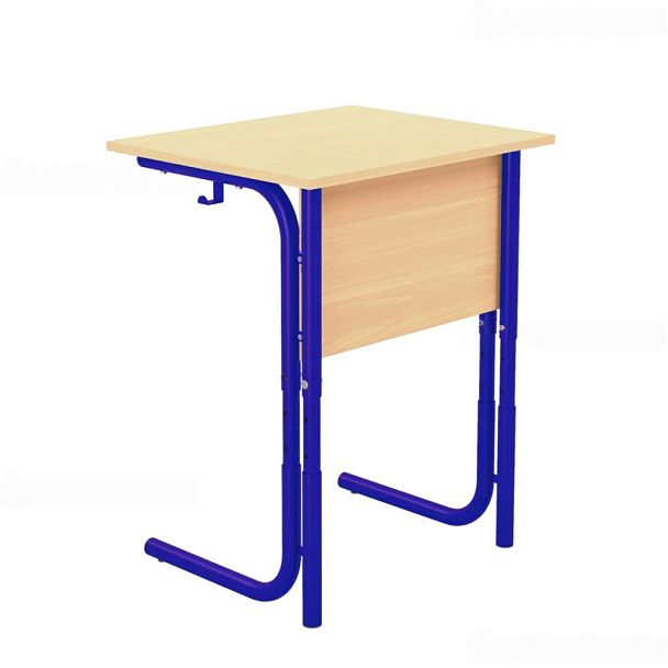Стол ученический 101РВ, 1-местный, регулируемый на круглой трубе (м/к Красный, Синий, Зеленый), гр.4-6 - Вид 3
