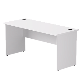 Стол прямой Everprof EVO опоры ЛДСП 1580х670х755 мм Белый - Фото предпросмотра