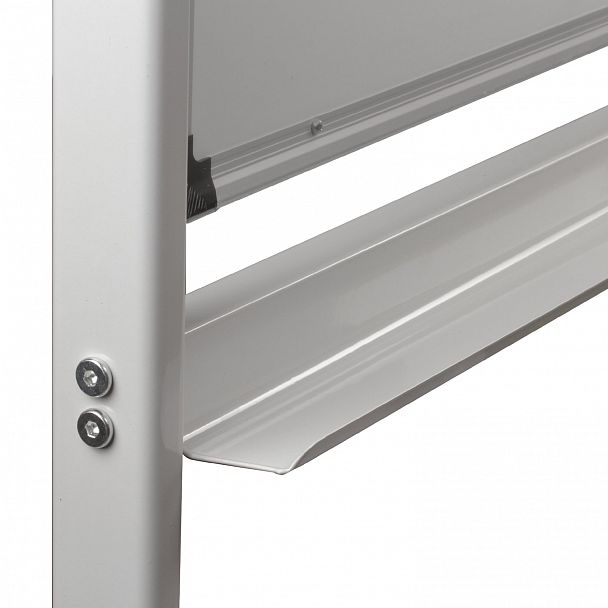 Доска магнитно-маркерная НА СТЕНДЕ 90х120 см, 2-сторонняя, ГАРАНТИЯ 10 ЛЕТ, BRAUBERG Premium, 236851 - Вид 5