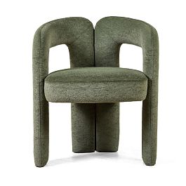 Полукресло Angie, микромех Plush green - Фото предпросмотра